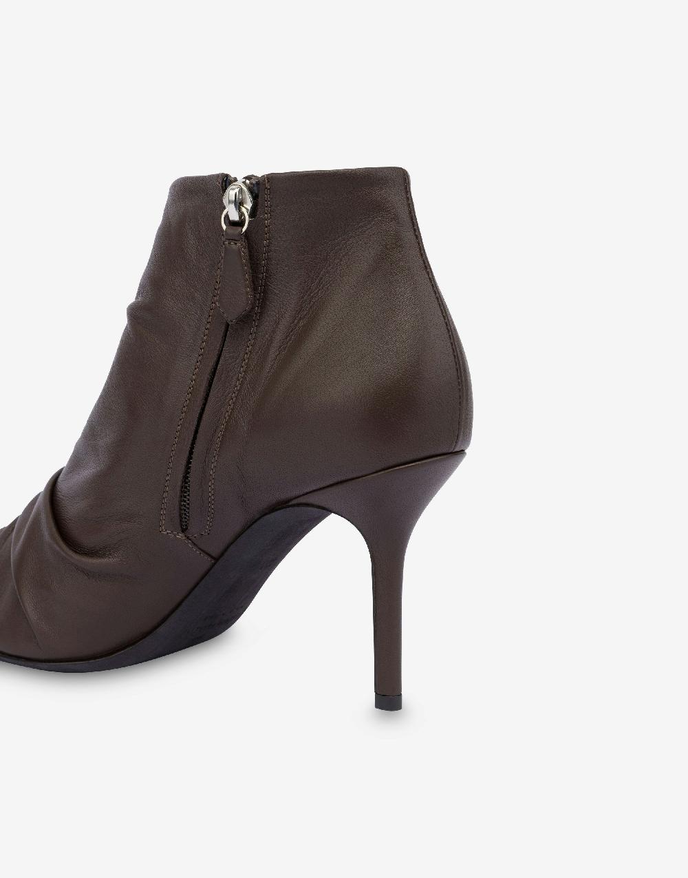 Alberta Ferretti Stivaletti in nappa Folding Negozio