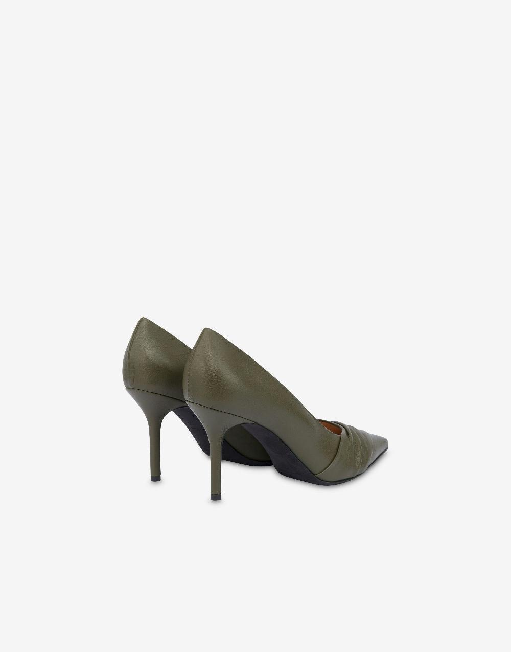 Alberta Ferretti Décolleté in nappa Folding In Saldo