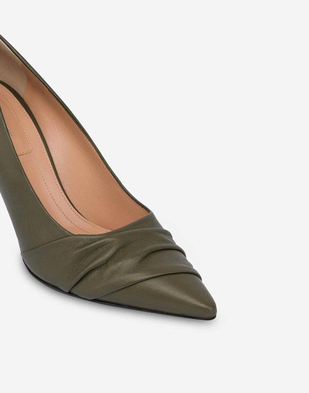 Alberta Ferretti Décolleté in nappa Folding In Saldo