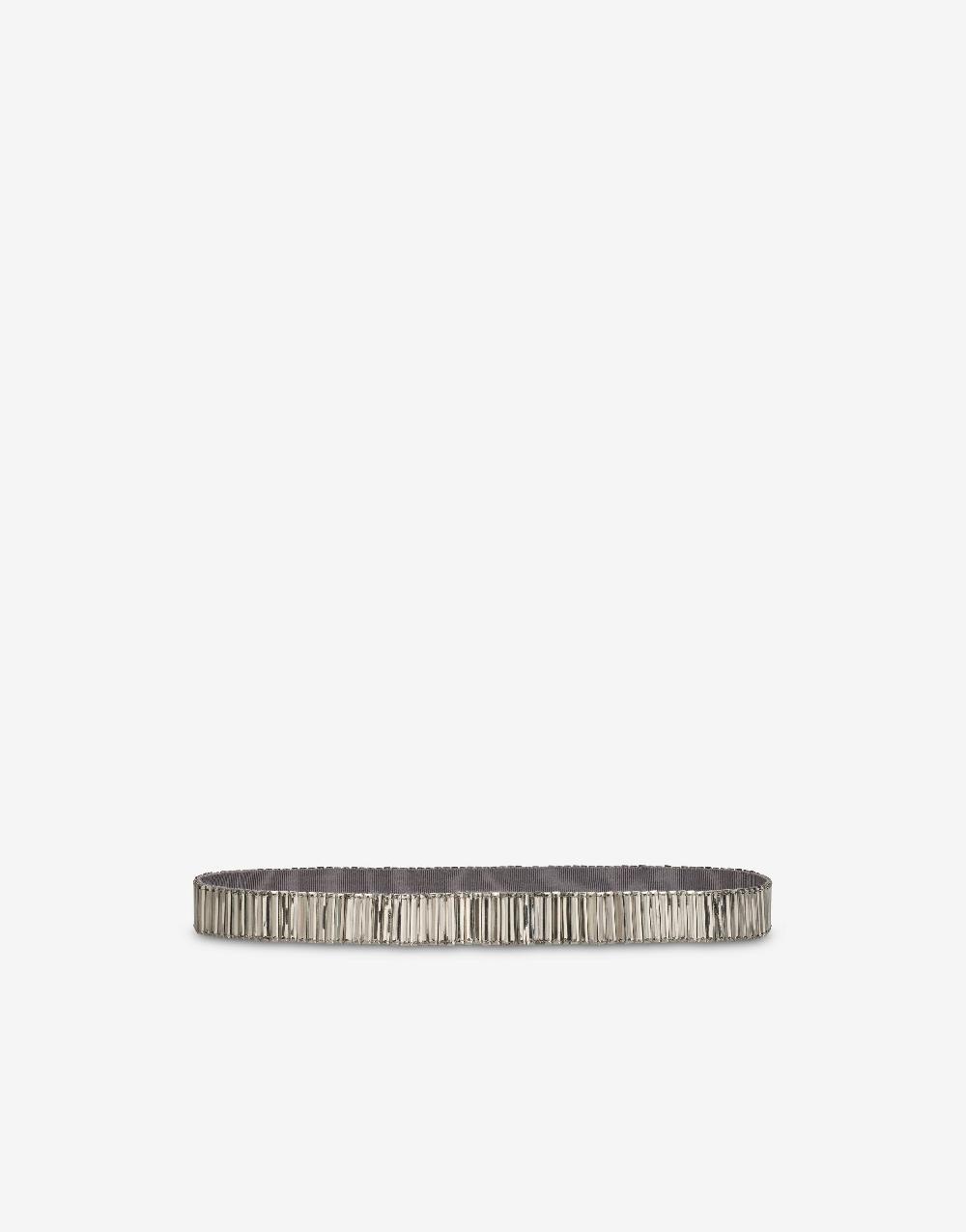 Alberta Ferretti Cintura con paillettes effetto metallico Italia