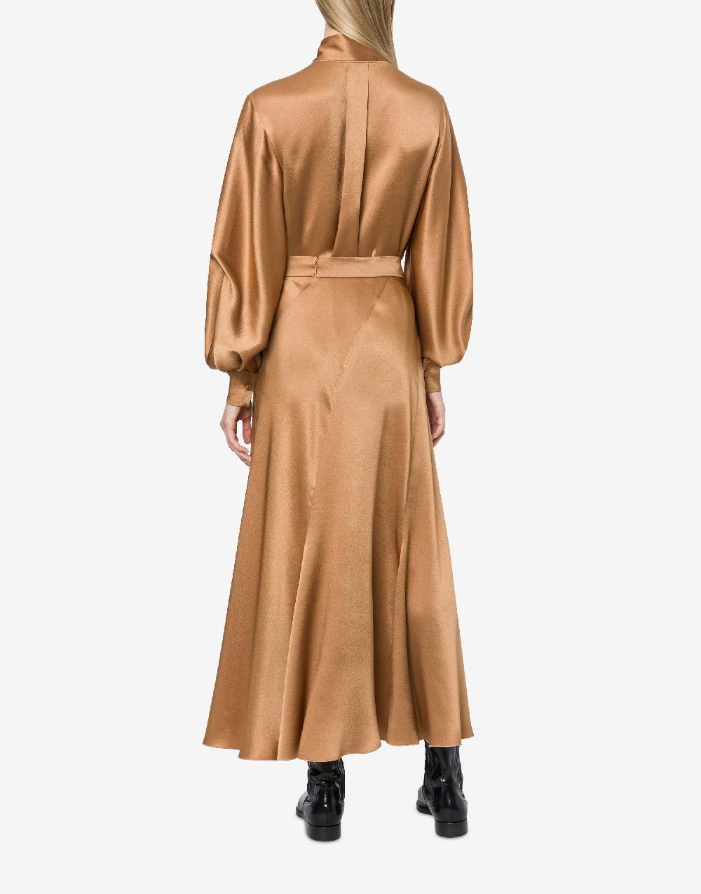 Alberta Ferretti Gonna longuette in raso Spedizione Gratuita