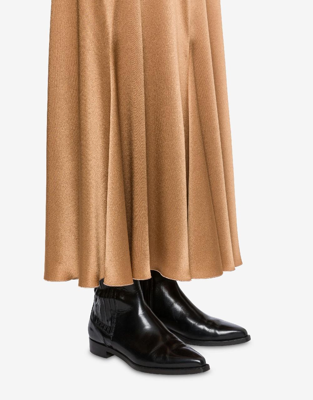 Alberta Ferretti Gonna longuette in raso Spedizione Gratuita