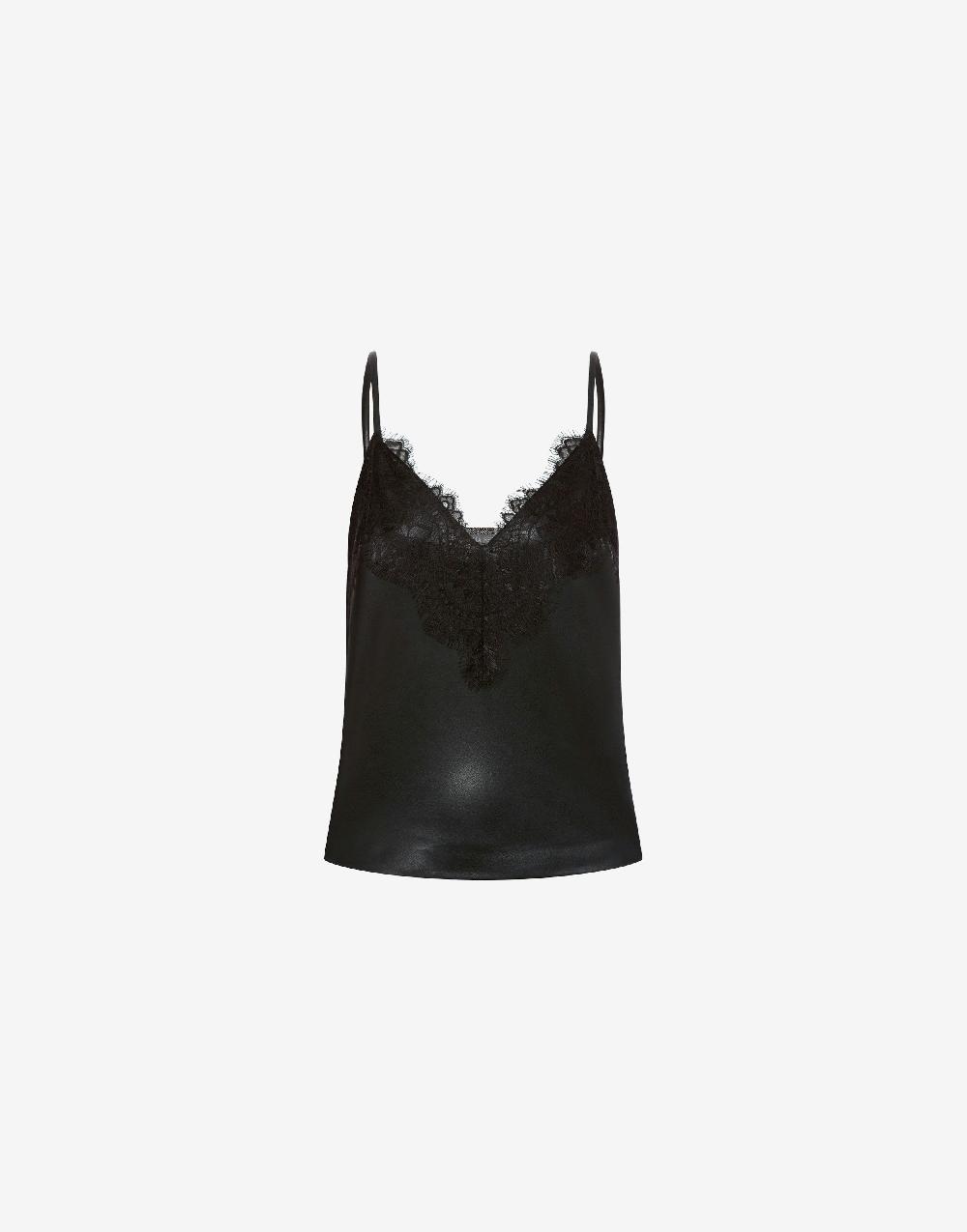 Alberta Ferretti Tank top in tessuto nappato e chevron Affare Del Giorno