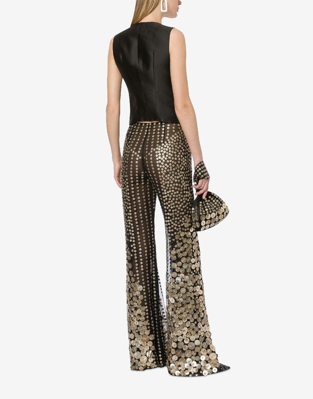 Alberta Ferretti Gilet con ricamo medaglie Online