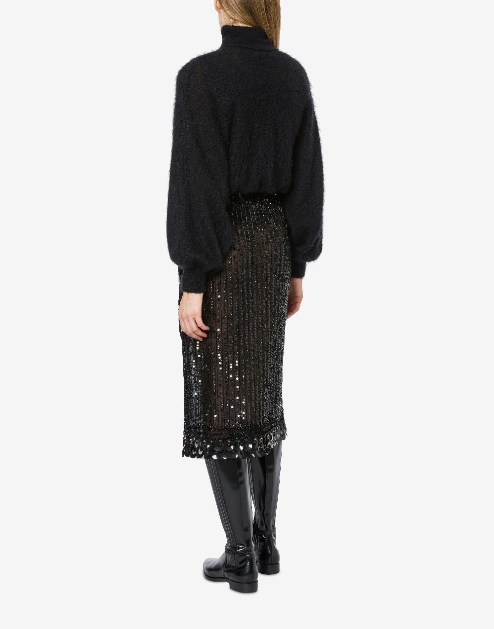Alberta Ferretti Gonna in tulle con paillettes Saldi Di Fabbrica