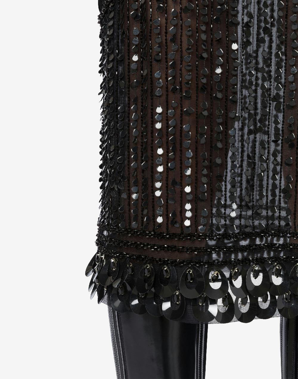 Alberta Ferretti Gonna in tulle con paillettes Saldi Di Fabbrica