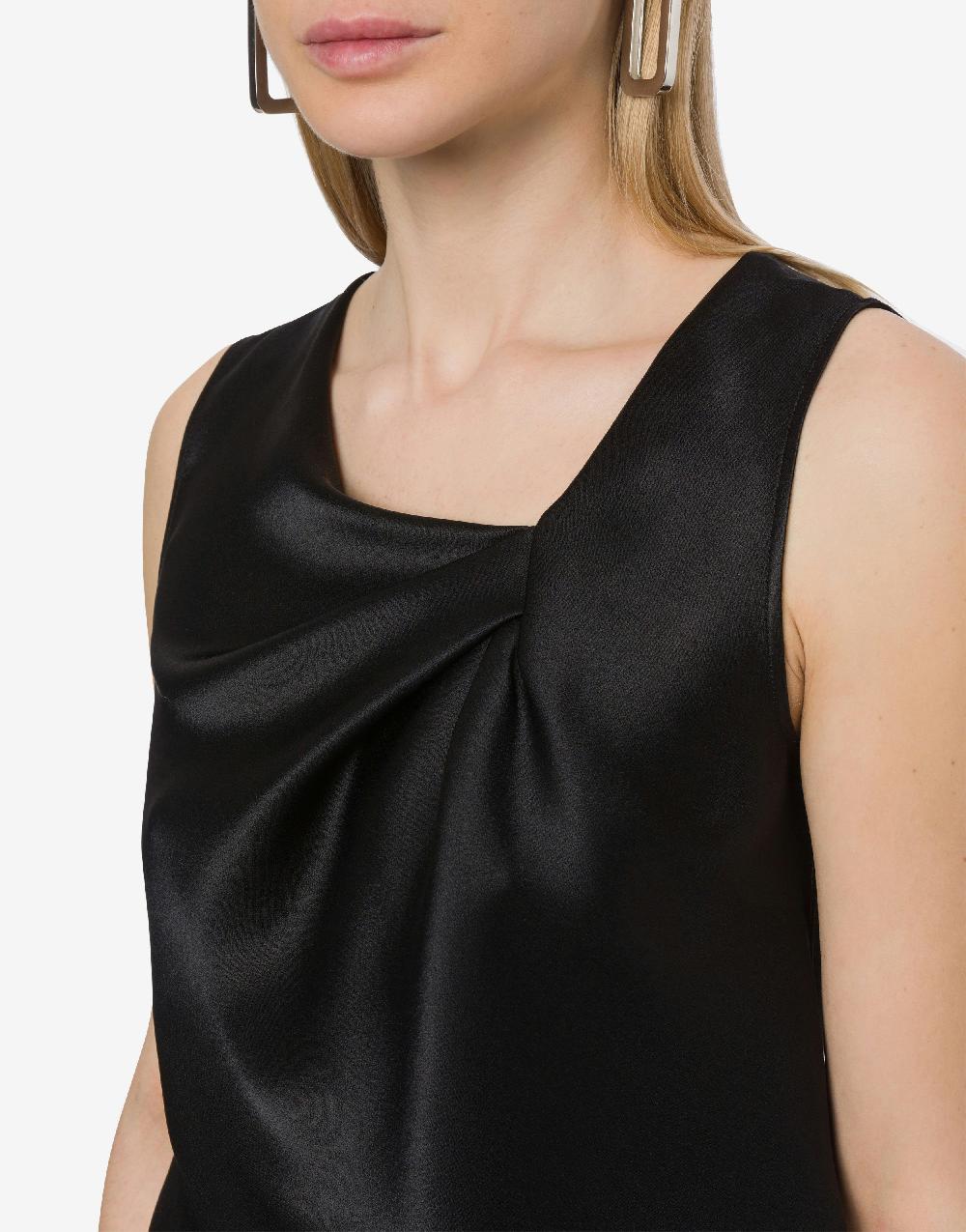 Alberta Ferretti Top in raso con drappeggi I Più Venduti