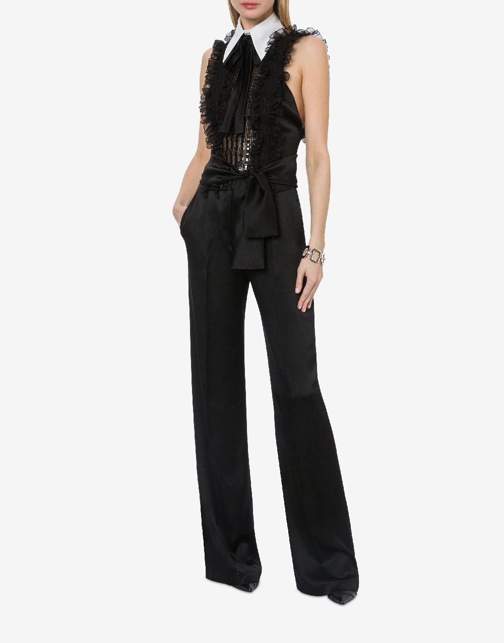 Alberta Ferretti Pantalone in raso Moda