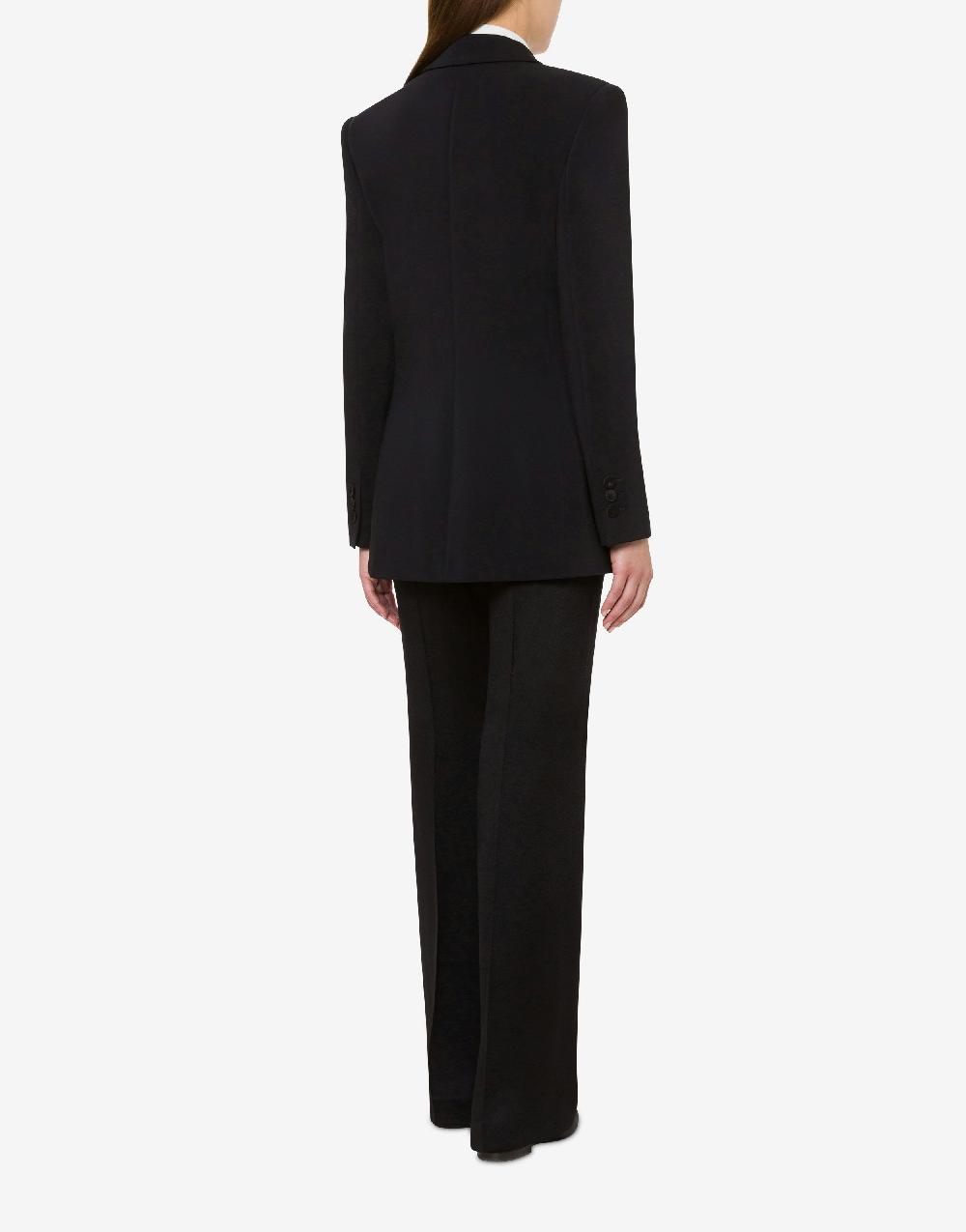 Alberta Ferretti Giacca doppiopetto in cady stretch 2025