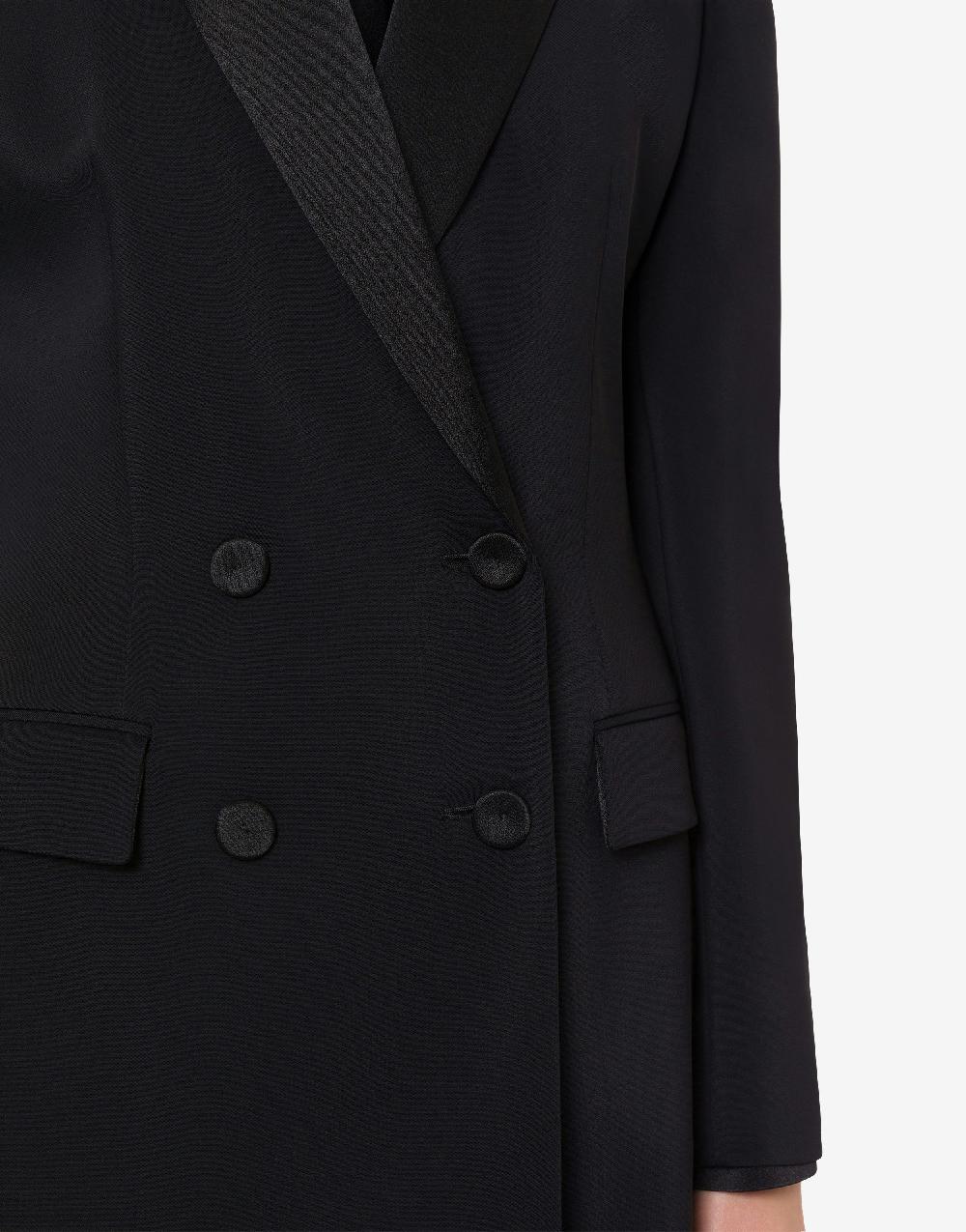 Alberta Ferretti Giacca doppiopetto in cady stretch 2025