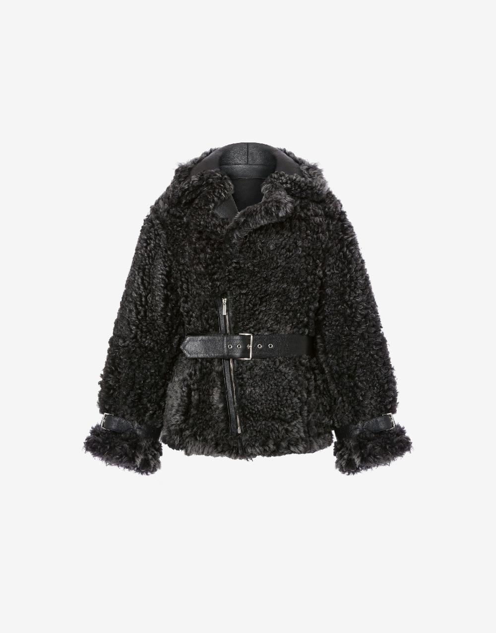 Alberta Ferretti Montone in shearling nappato reversibile 2025