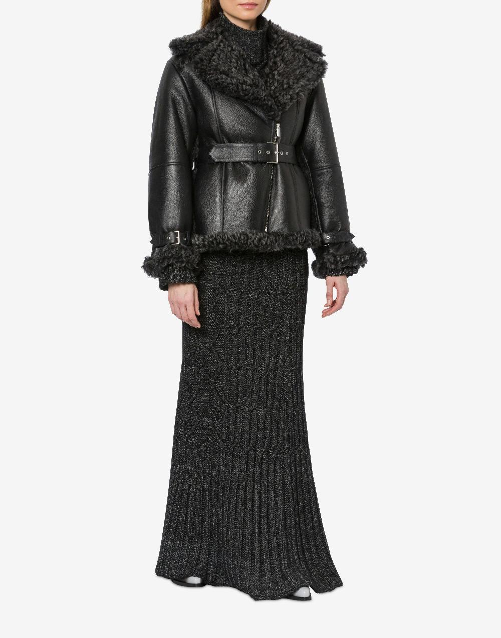 Alberta Ferretti Montone in shearling nappato reversibile 2025