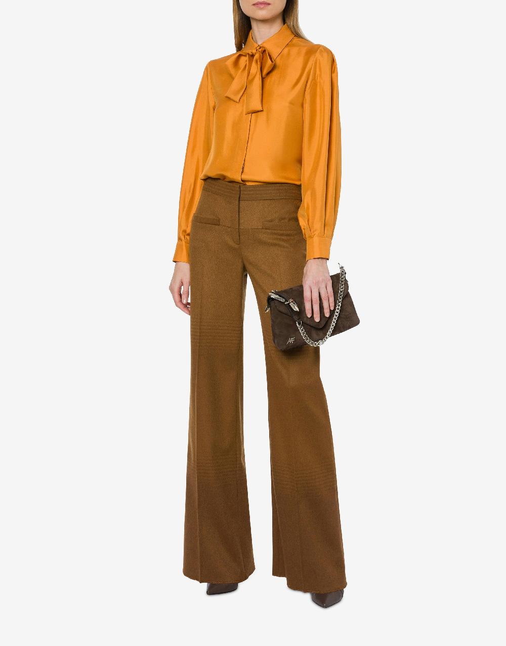 Alberta Ferretti Pantalone in flanella sfumata Pezzi Unici