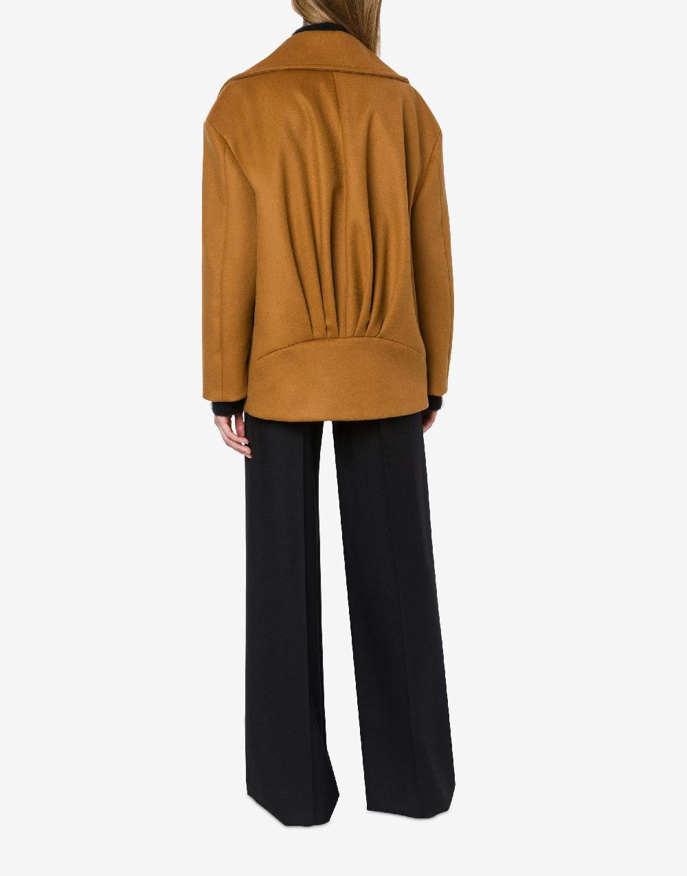 Alberta Ferretti Caban in panno di lana e cashmere Negozi Online