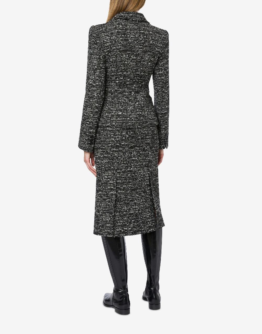 Alberta Ferretti Giacca in tweed bottonato Promozione Limitata