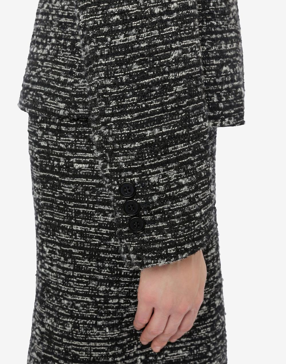 Alberta Ferretti Giacca in tweed bottonato Promozione Limitata