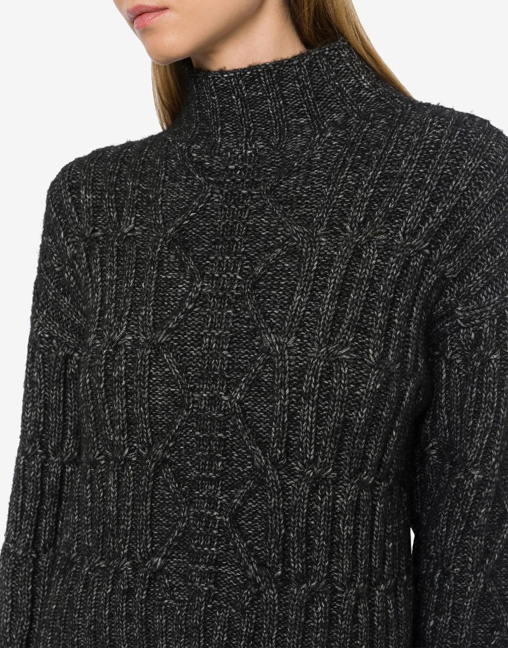 Alberta Ferretti Maglione in fettuccia di lana cotone Convenienza