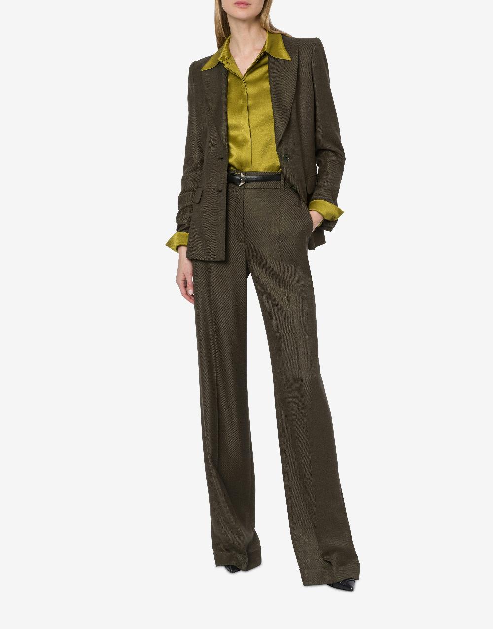 Alberta Ferretti Giacca in twill fiammato I Più Venduti