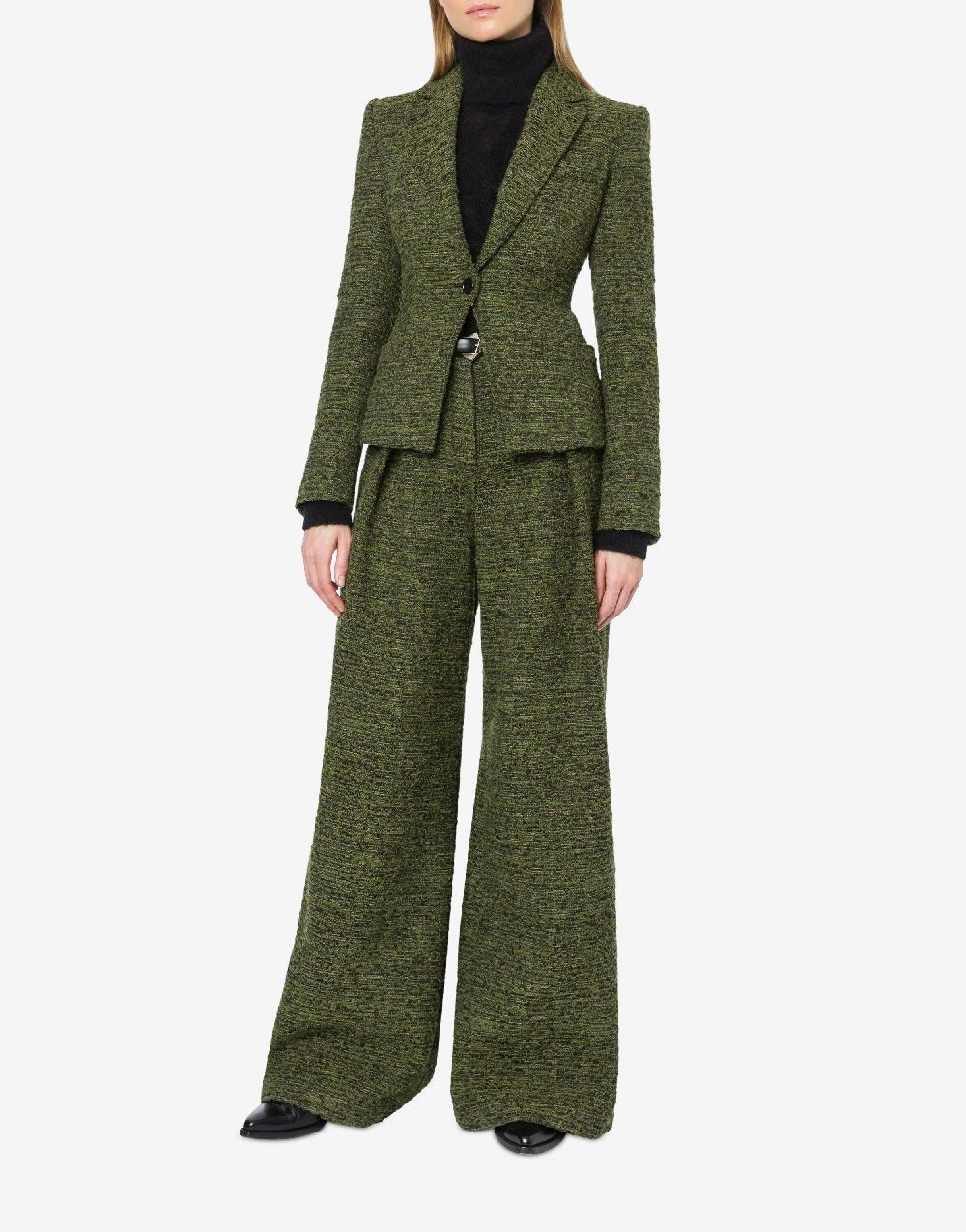 Alberta Ferretti Giacca in tweed bottonato Moda