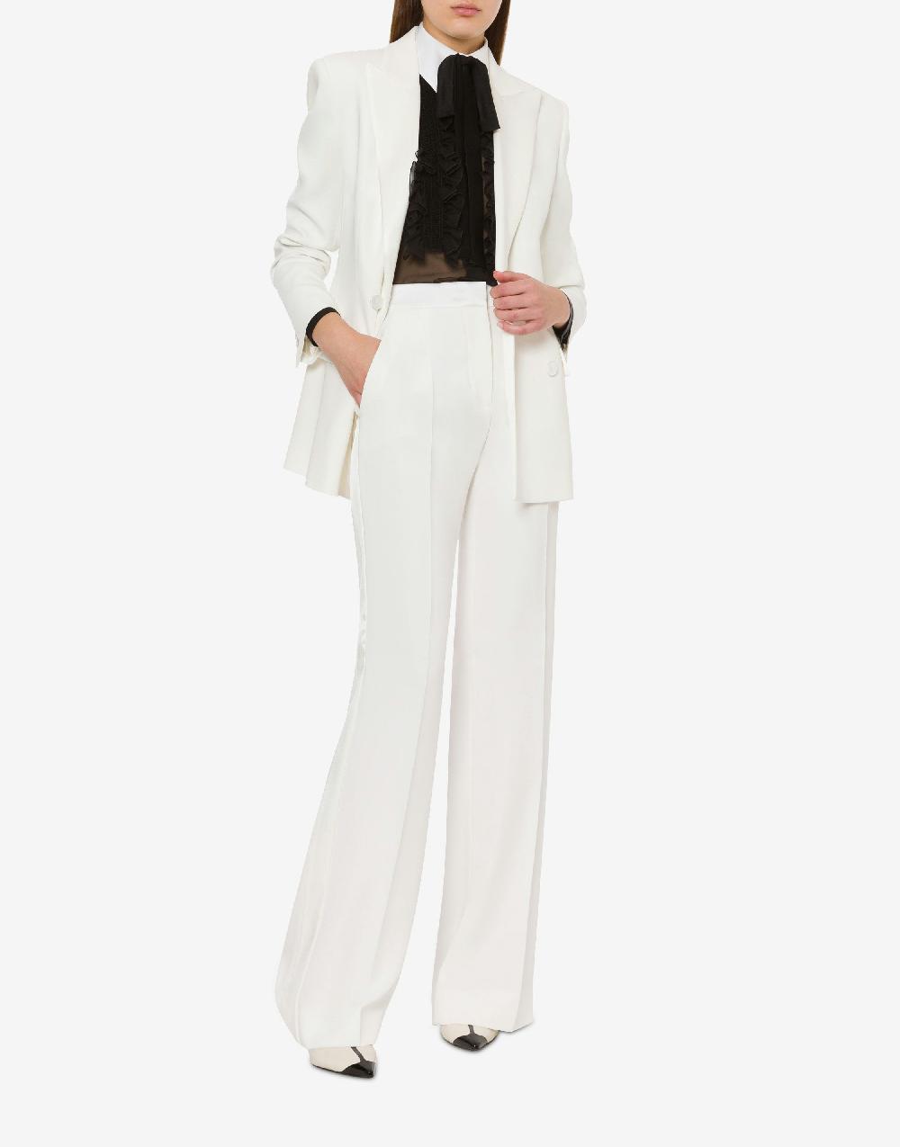 Alberta Ferretti Giacca doppiopetto in cady stretch Qualità