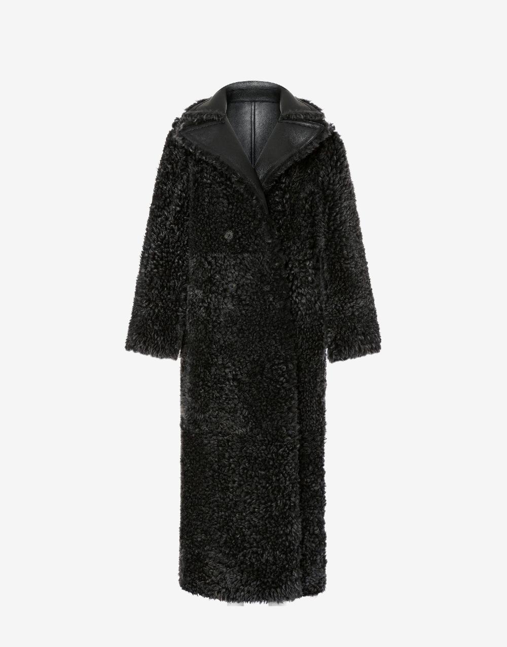 Alberta Ferretti Montone lungo in shearling nappato Negozi Online