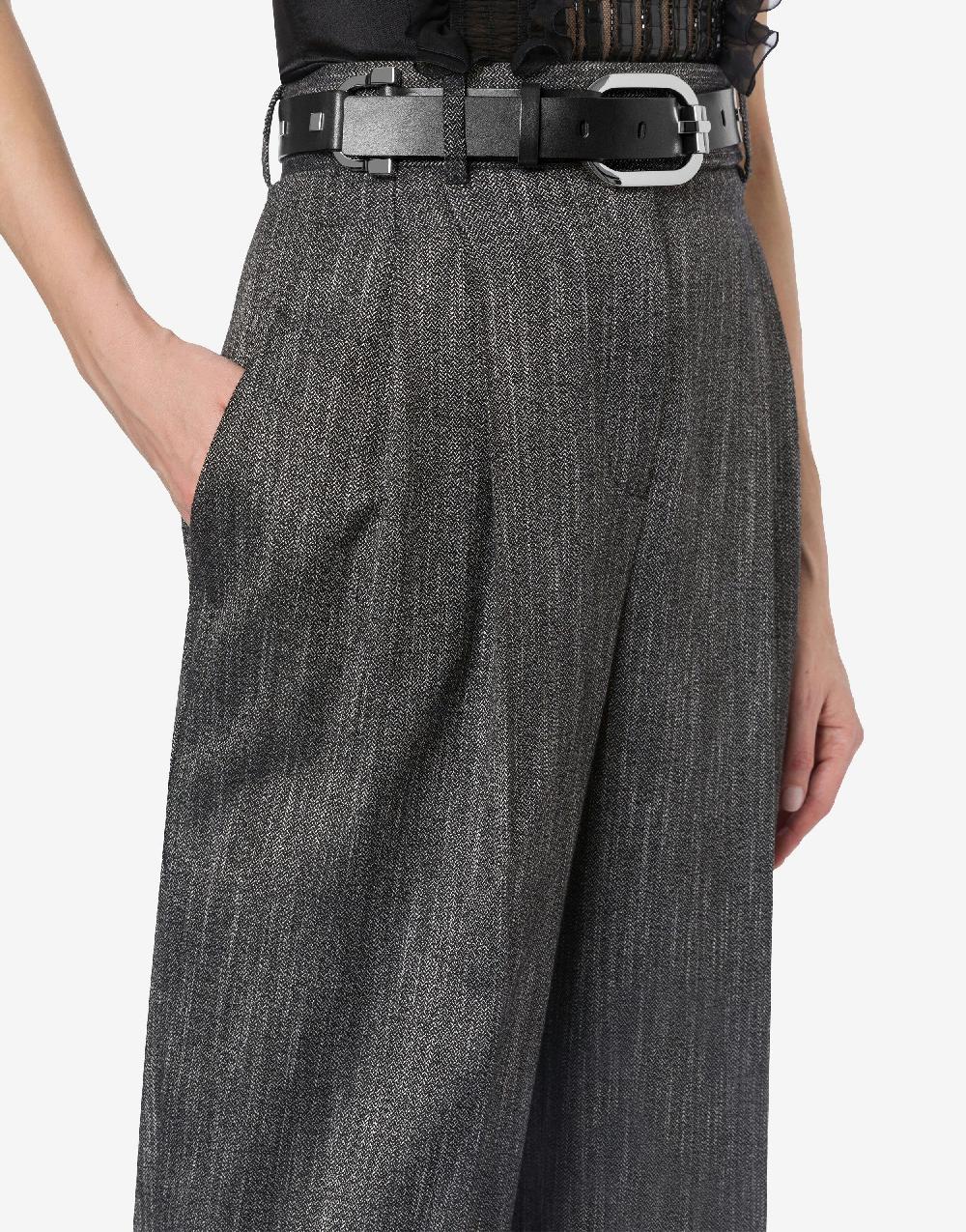 Alberta Ferretti Pantalone in chevron Fino Al -60%