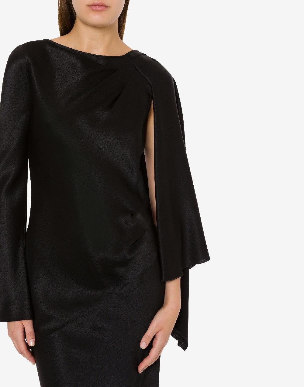 Alberta Ferretti Abito in raso Offerta