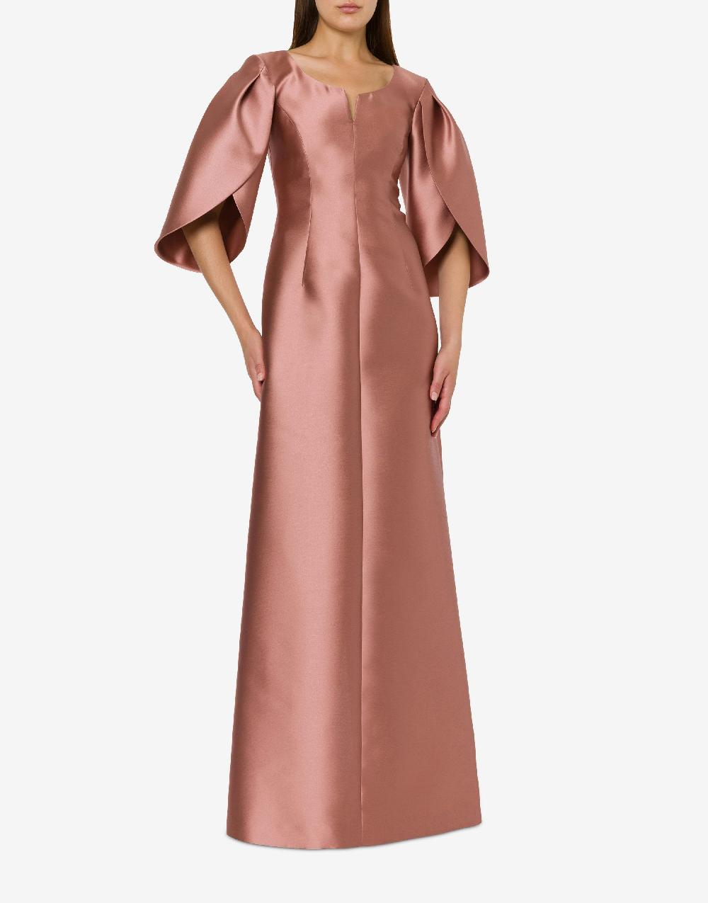 Alberta Ferretti Abito in mikado con maniche tulipano Hotsell
