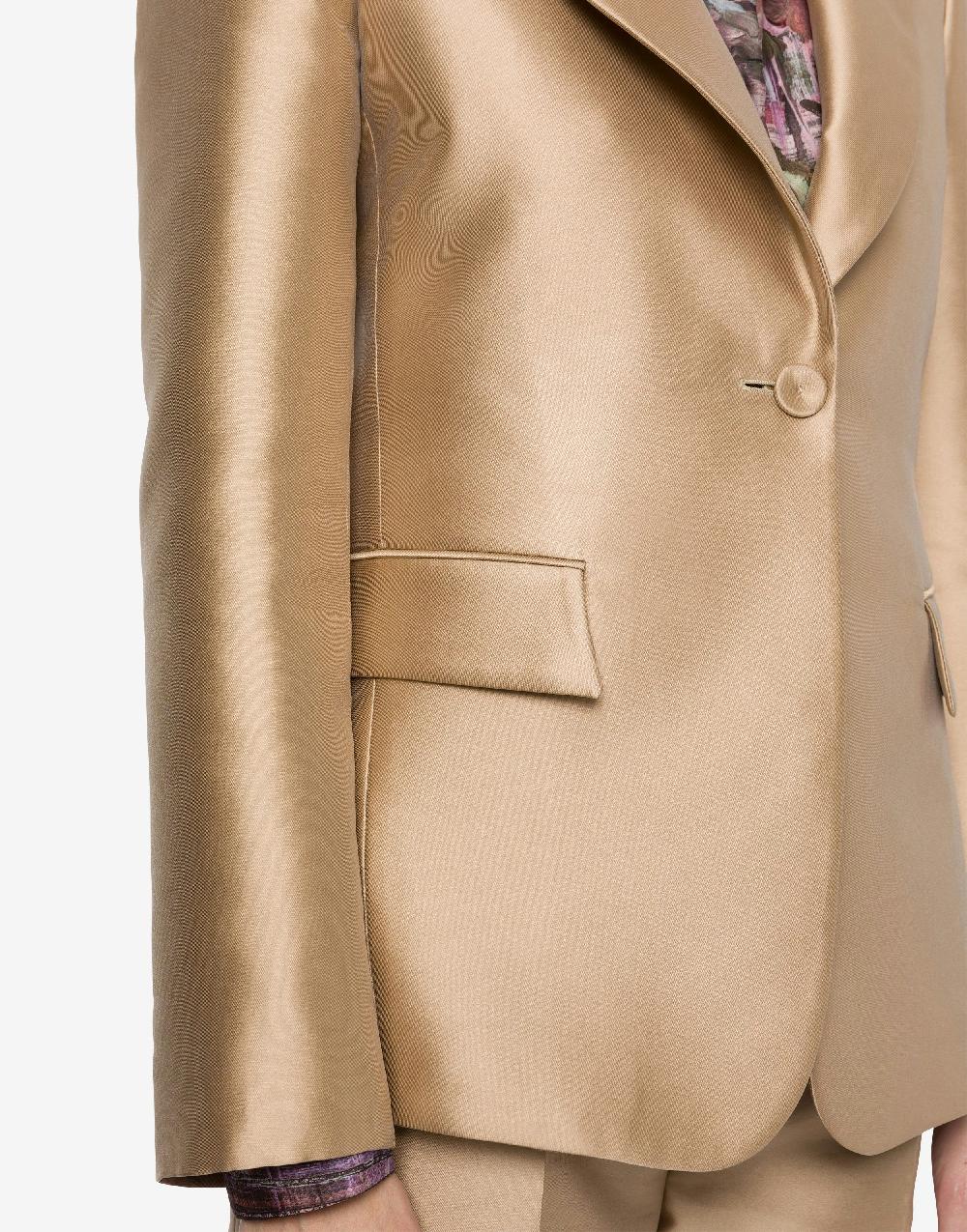 Alberta Ferretti Giacca in mikado Pezzi Unici