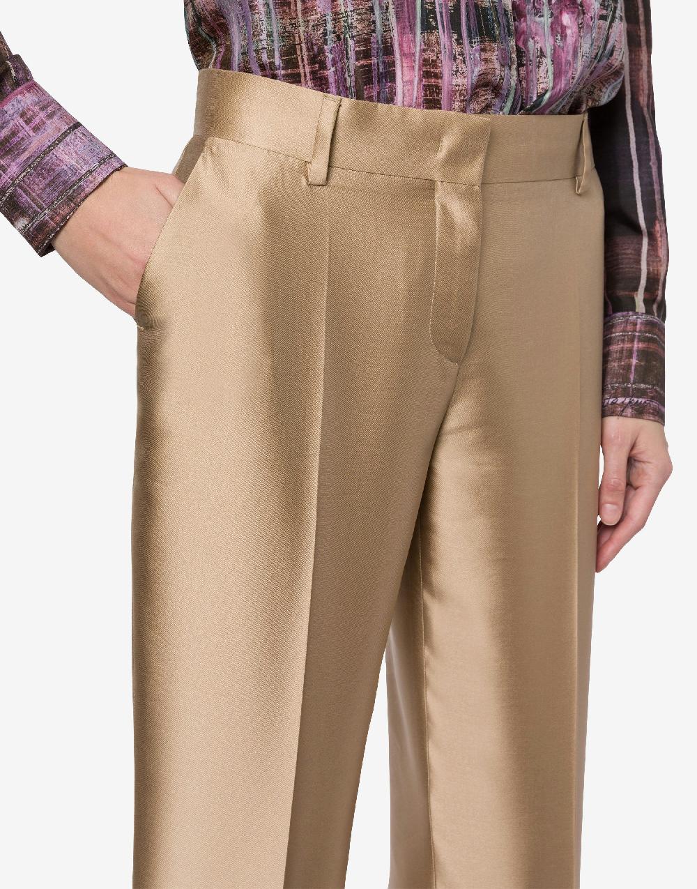 Alberta Ferretti Pantalone in mikado Soddisfazione Garantita