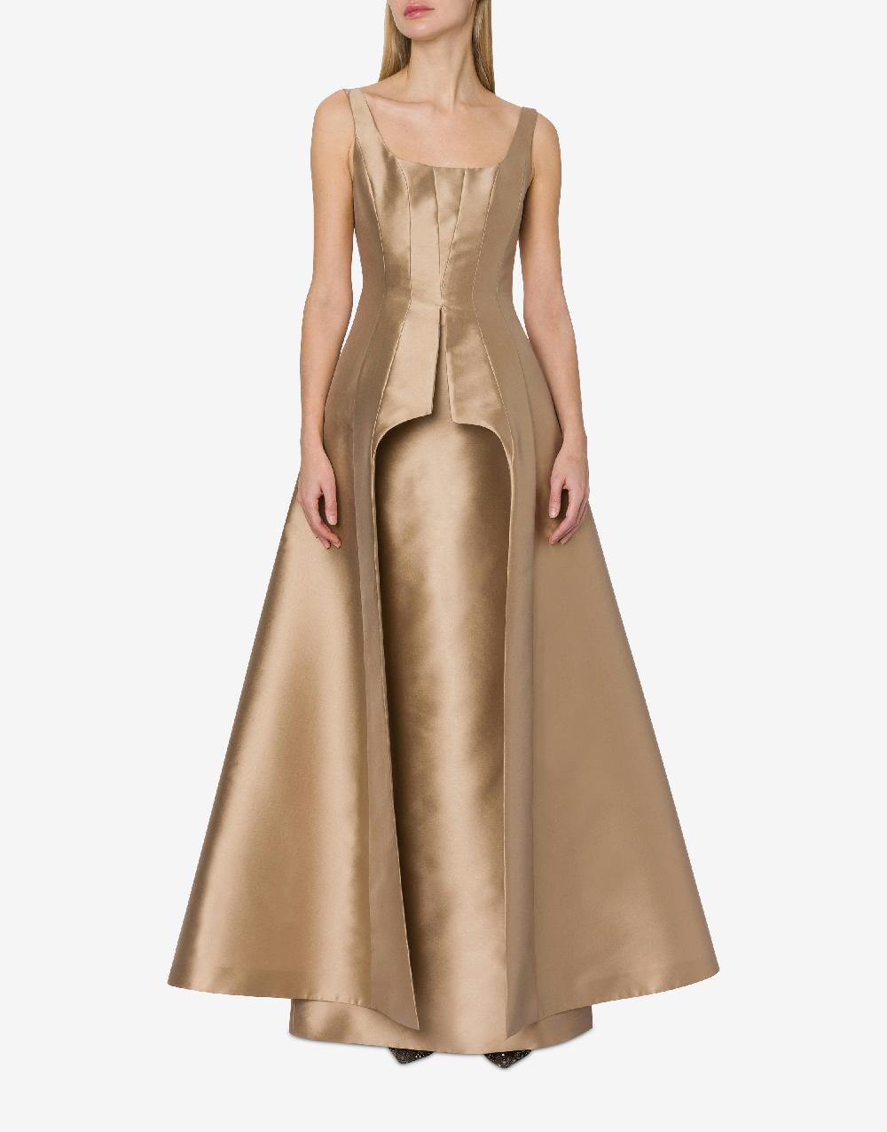 Alberta Ferretti Abito in mikado Consegna Veloce