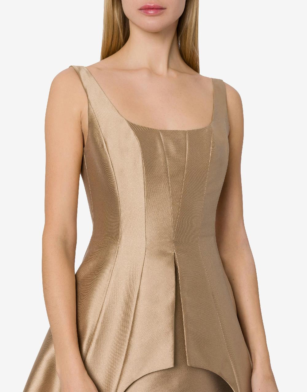 Alberta Ferretti Abito in mikado Consegna Veloce