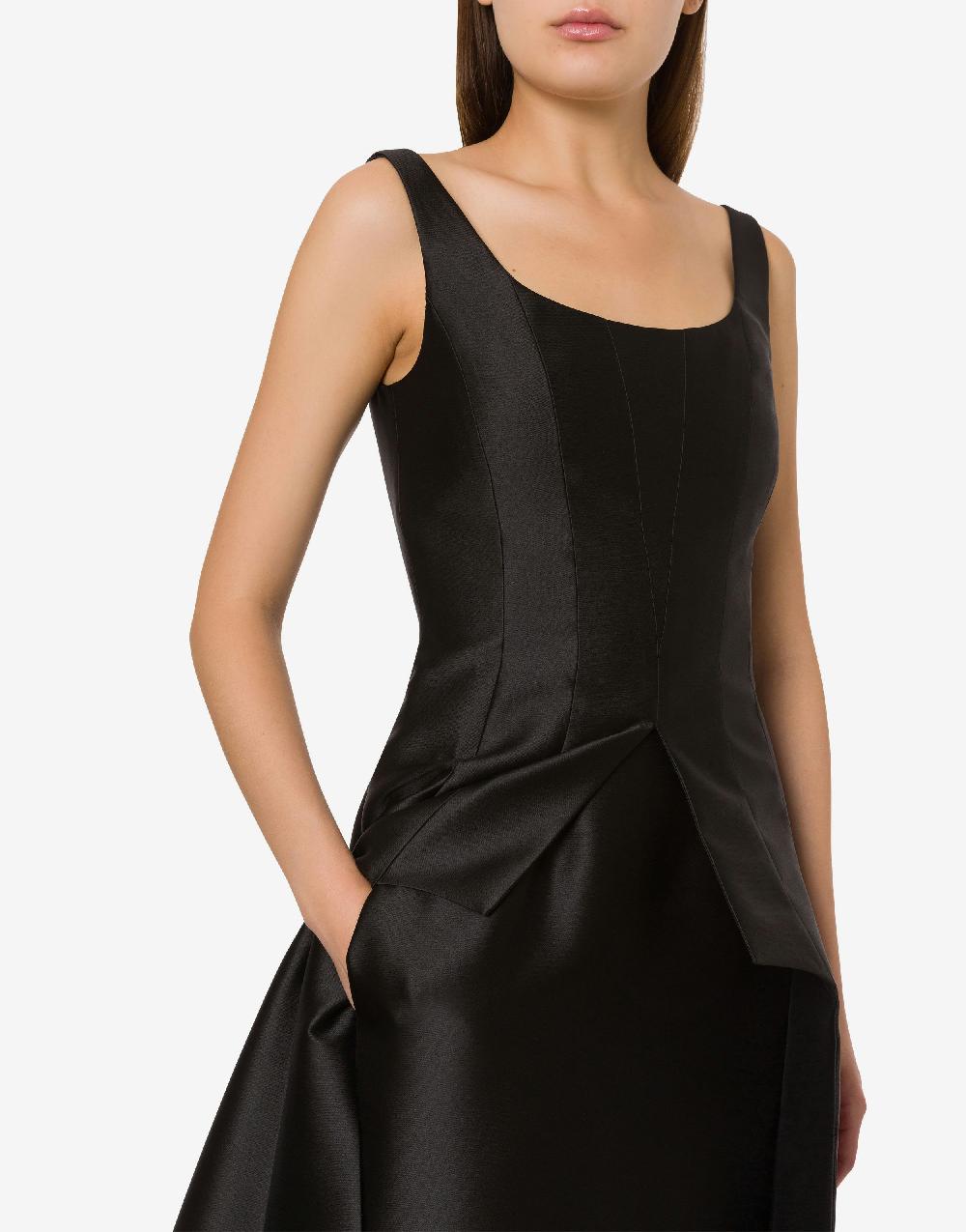 Alberta Ferretti Abito in mikado Vendite Flash
