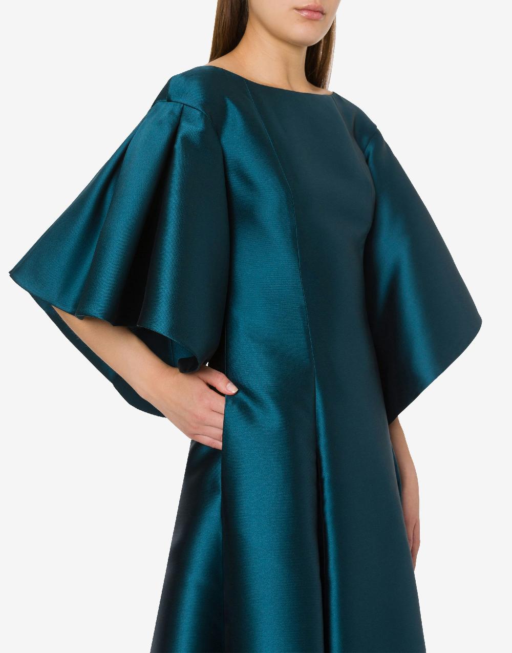 Alberta Ferretti Abito lungo in mikado Negozio online di fabbrica