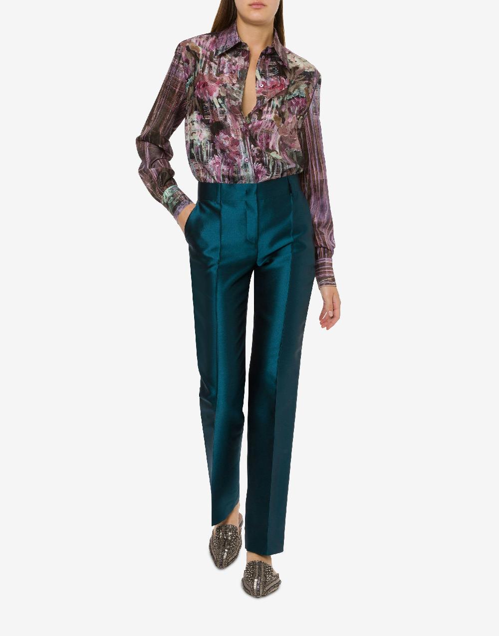 Alberta Ferretti Pantalone in mikado Sconto