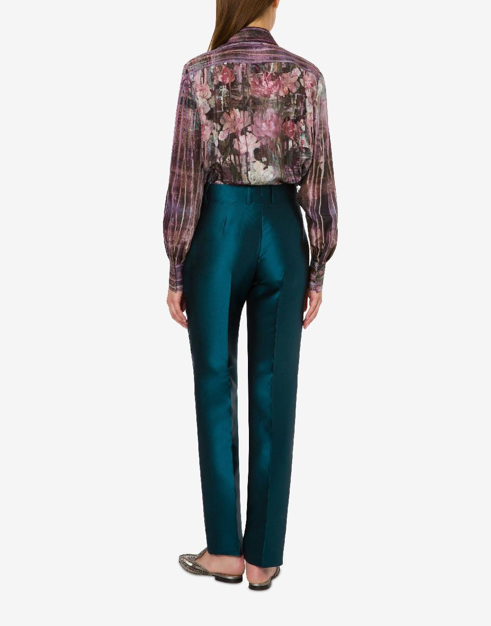 Alberta Ferretti Pantalone in mikado Sconto