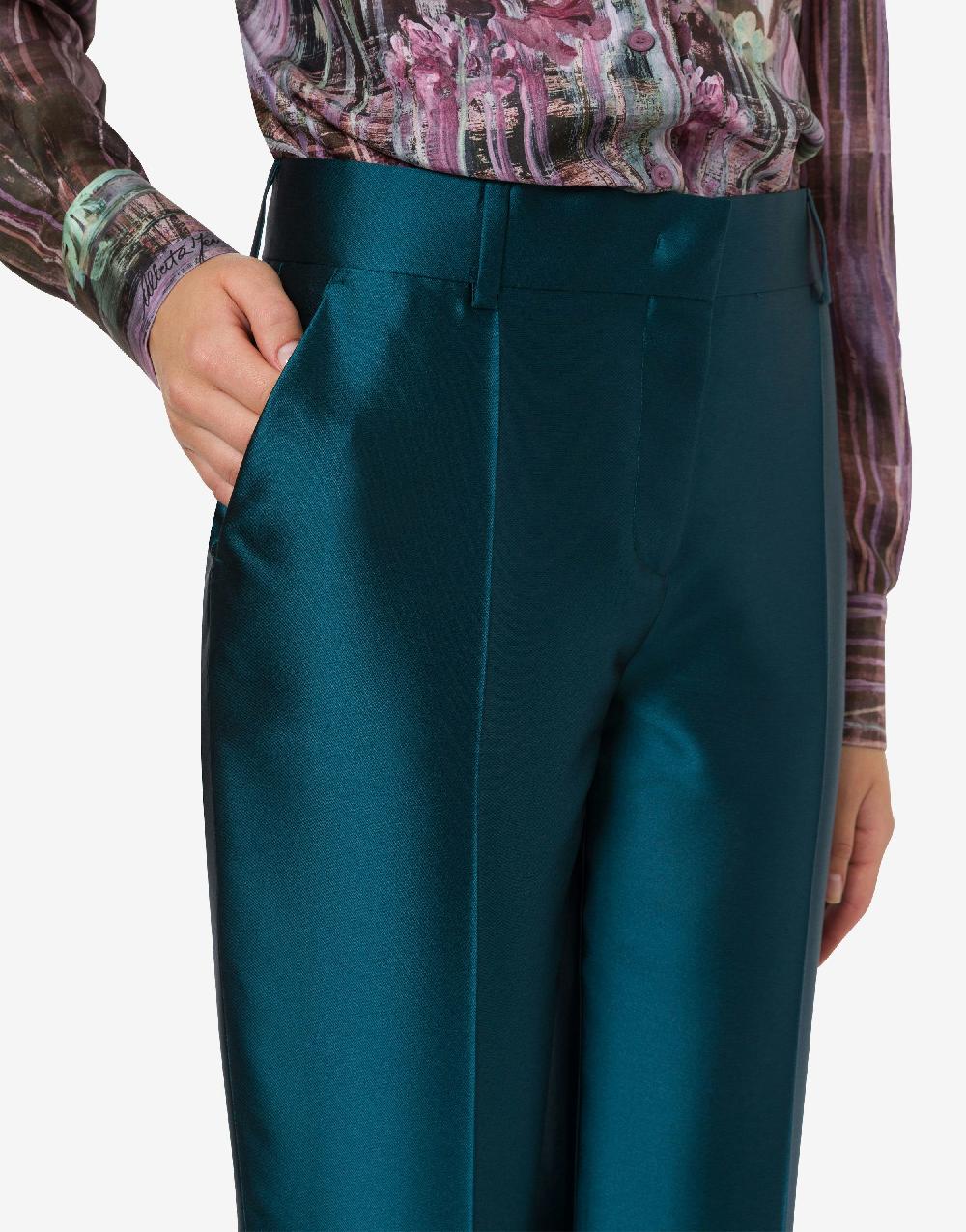 Alberta Ferretti Pantalone in mikado Sconto
