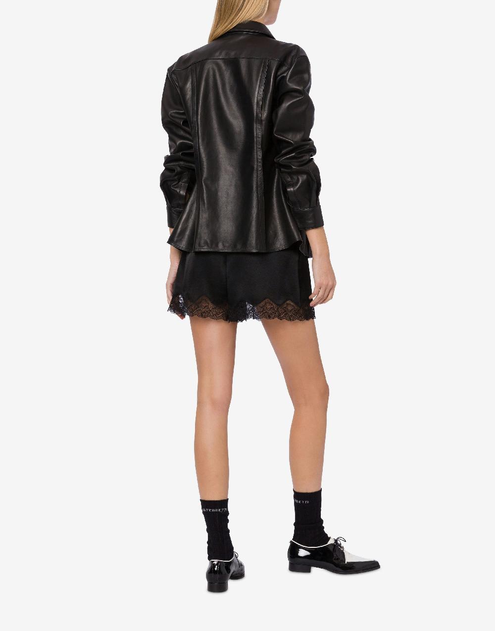 Alberta Ferretti Short in raso con pizzo Offerte