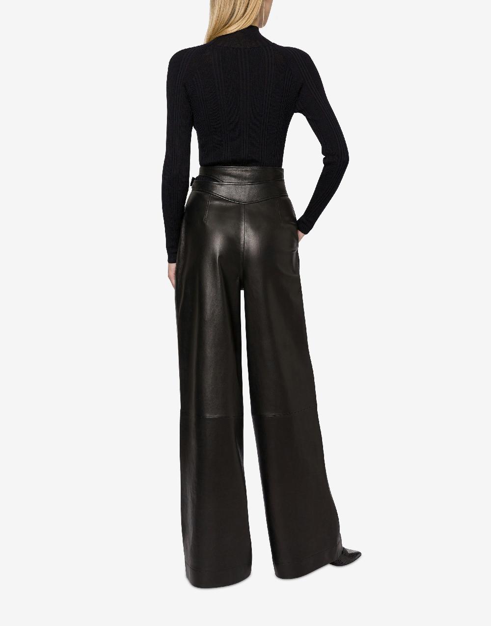 Alberta Ferretti Pantalone in nappa glossy Saldi Di Fabbrica