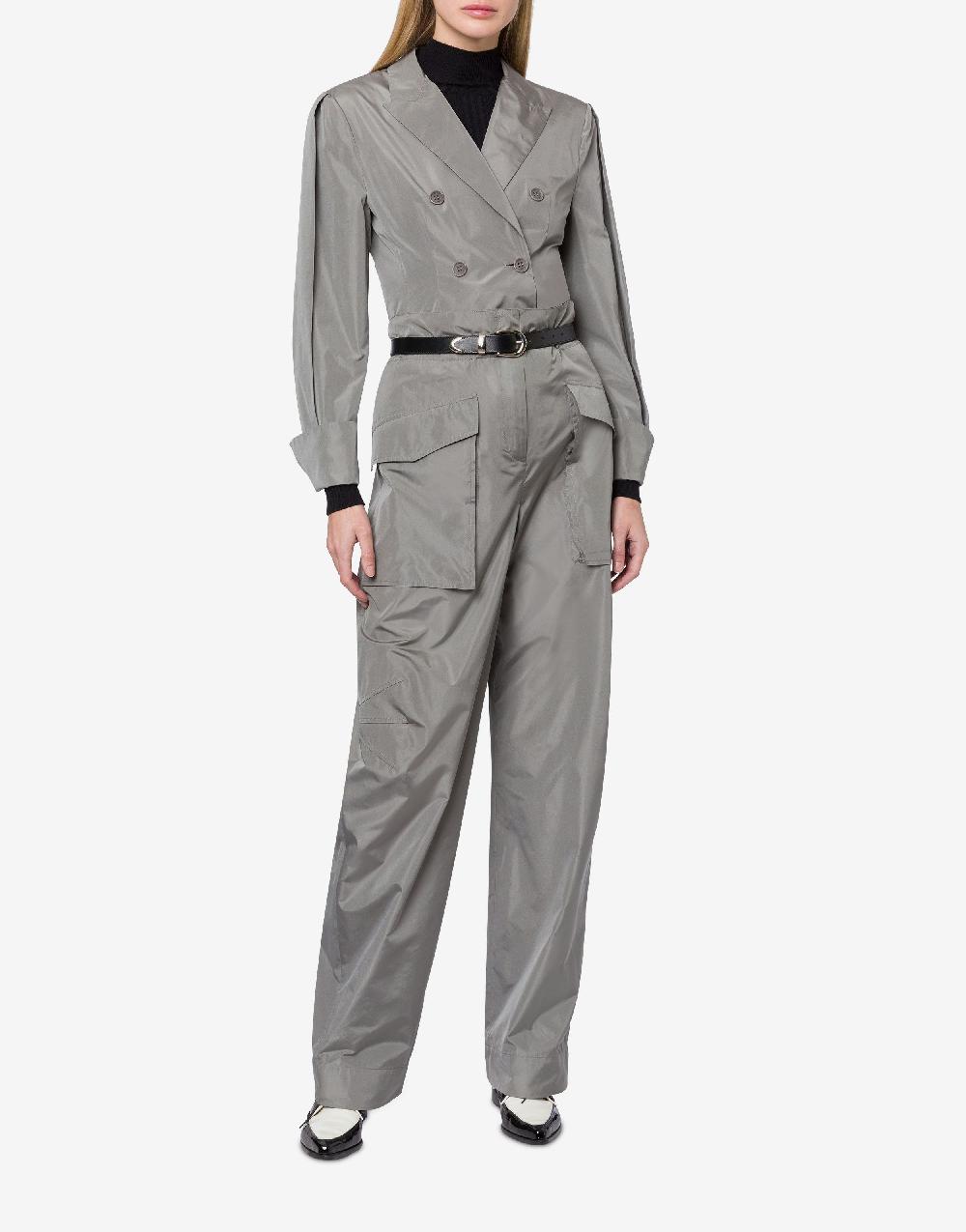 Alberta Ferretti Pantalone a vita alta in taffetà Offerta migliore