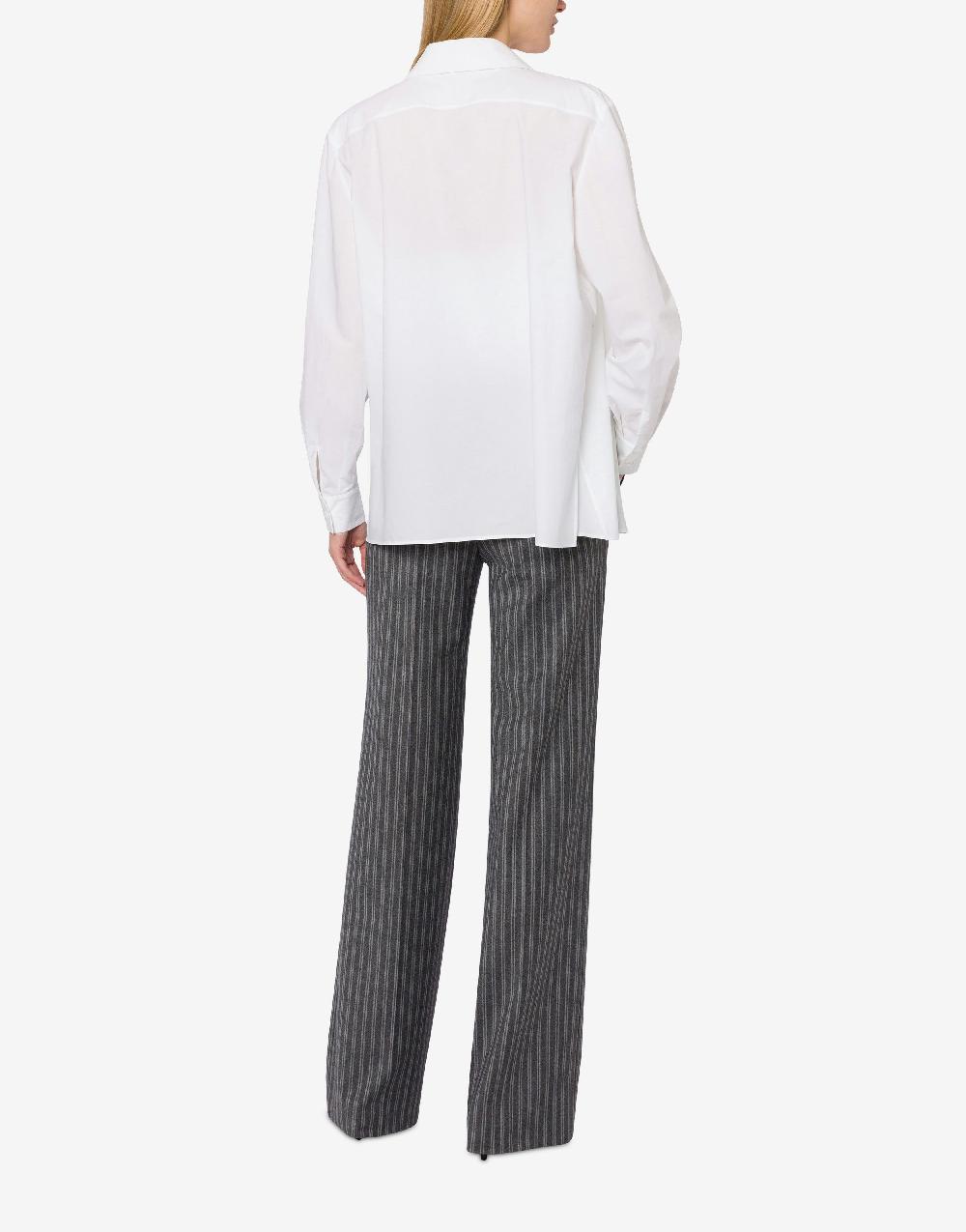 Alberta Ferretti Camicia in popeline stretch con gilet Italia