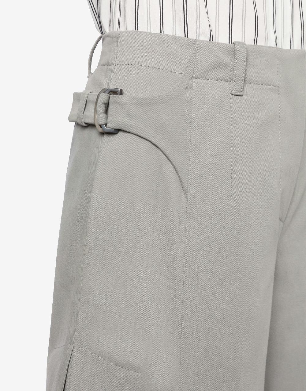 Alberta Ferretti Pantalone oversize in gabardina di cotone stretch Acquista Ora