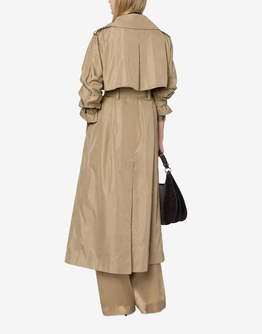 Alberta Ferretti Trench in tessuto tecnico water resistant Consegna Veloce