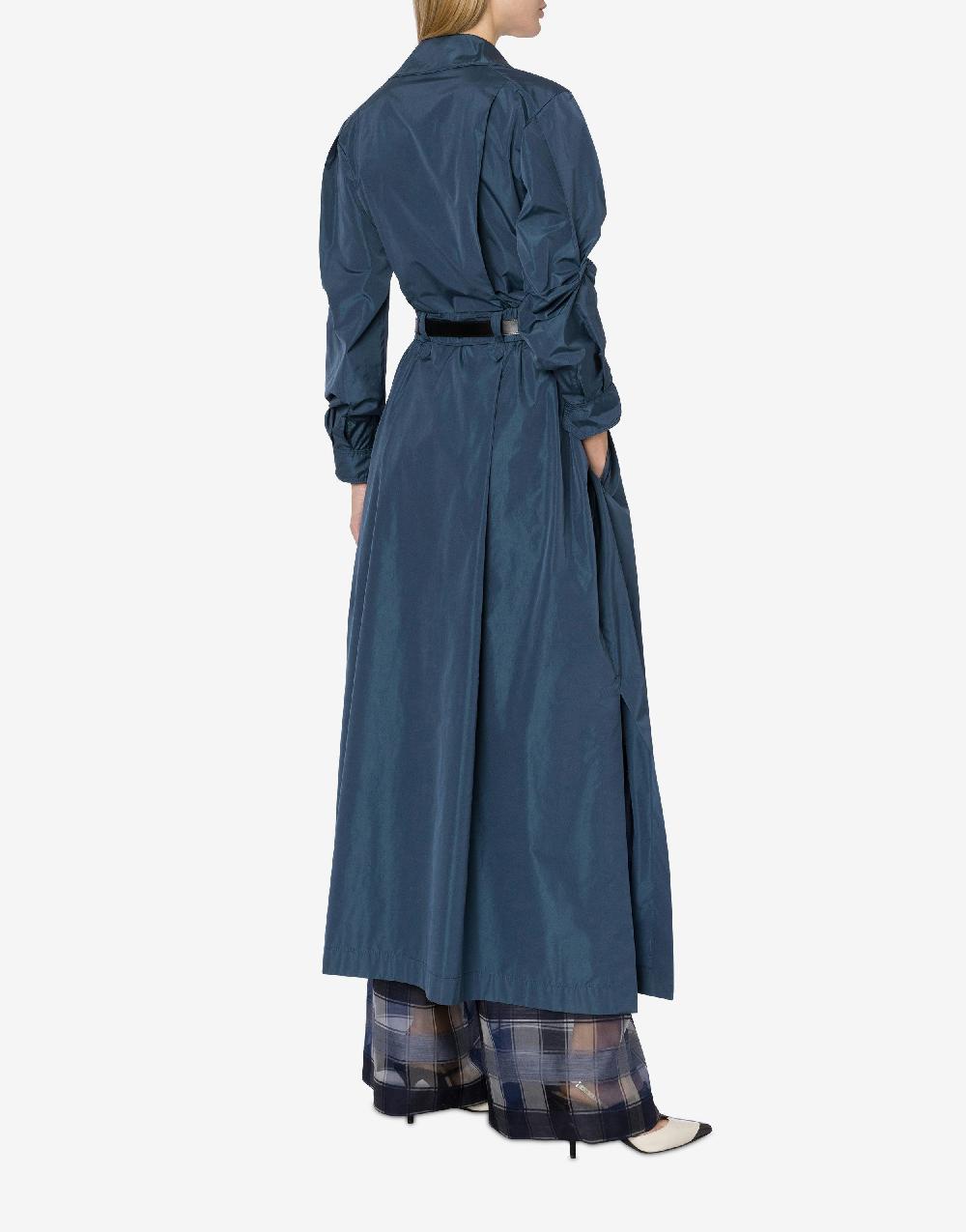Alberta Ferretti Abito lungo in taffetas con cintura Affare Del Giorno