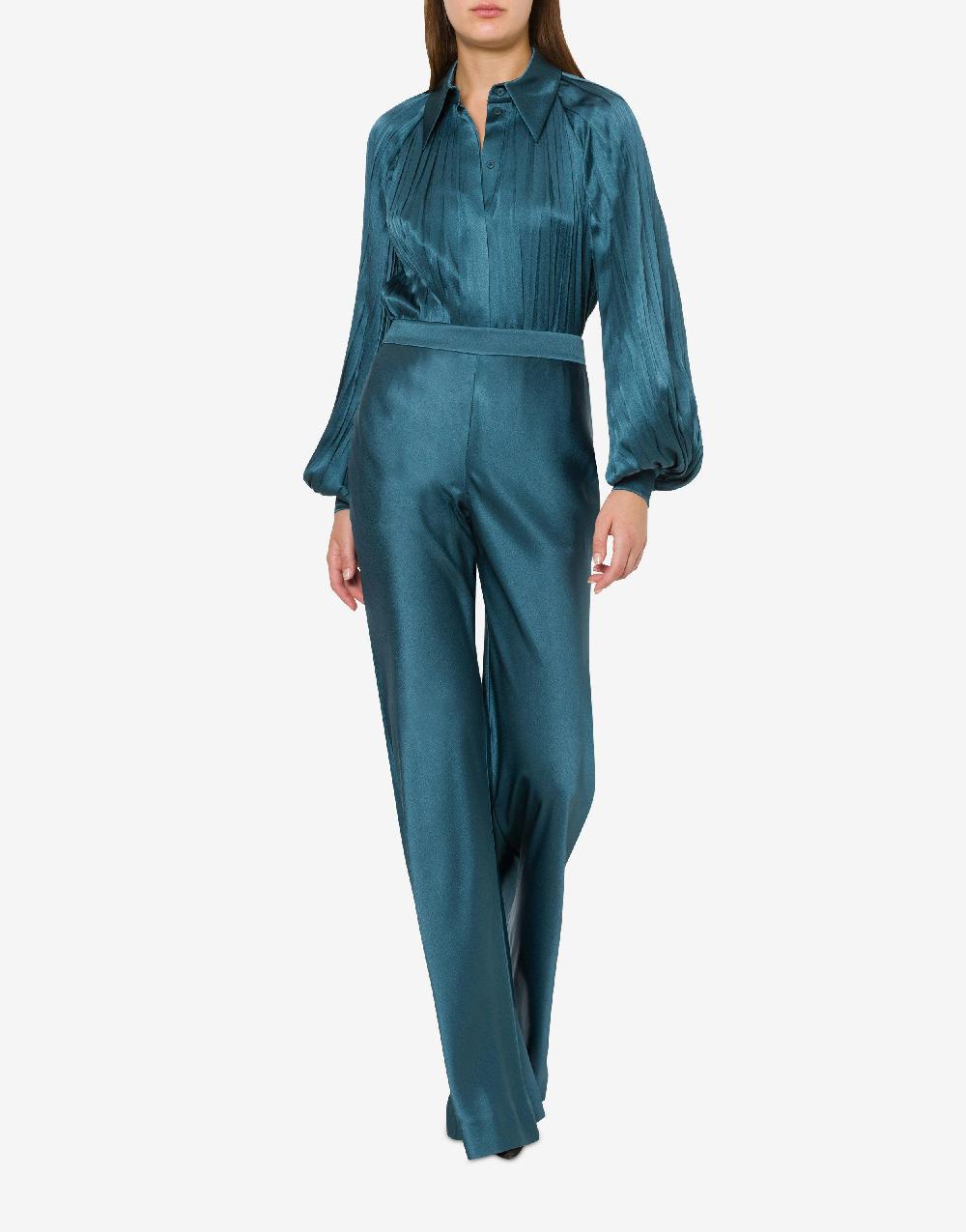 Alberta Ferretti Camicia in raso plissé Novità