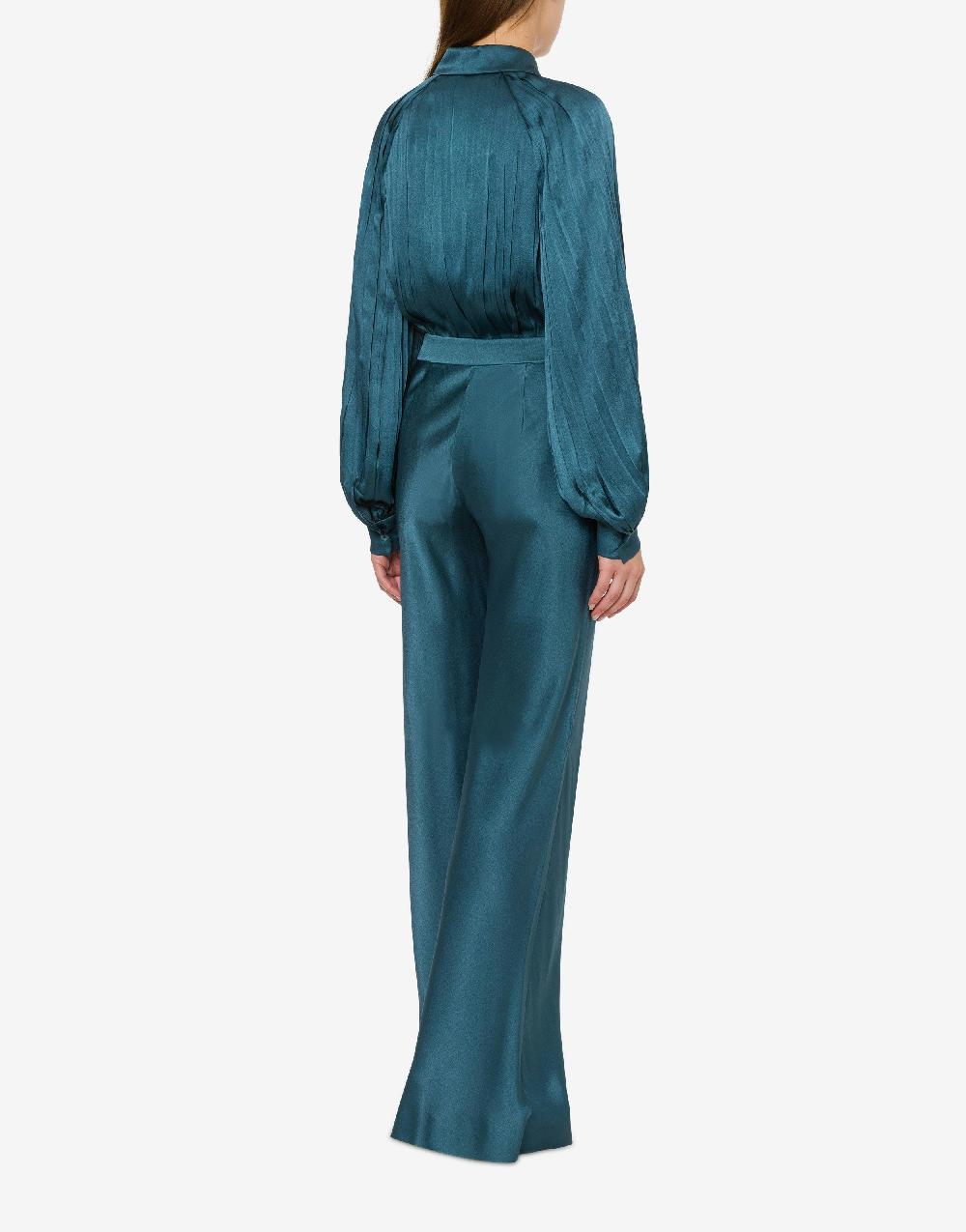 Alberta Ferretti Camicia in raso plissé Novità