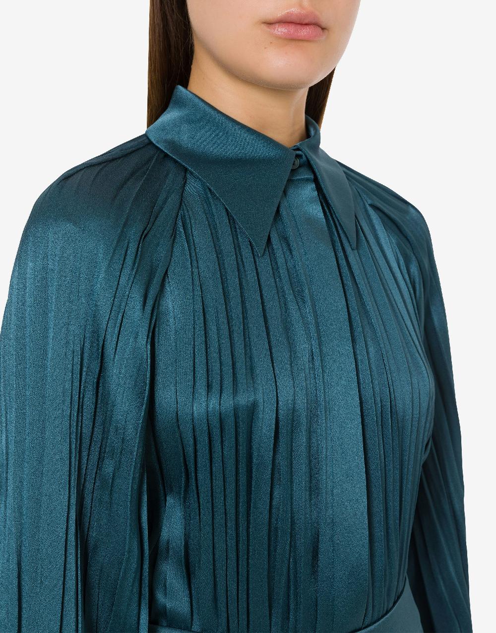 Alberta Ferretti Camicia in raso plissé Novità