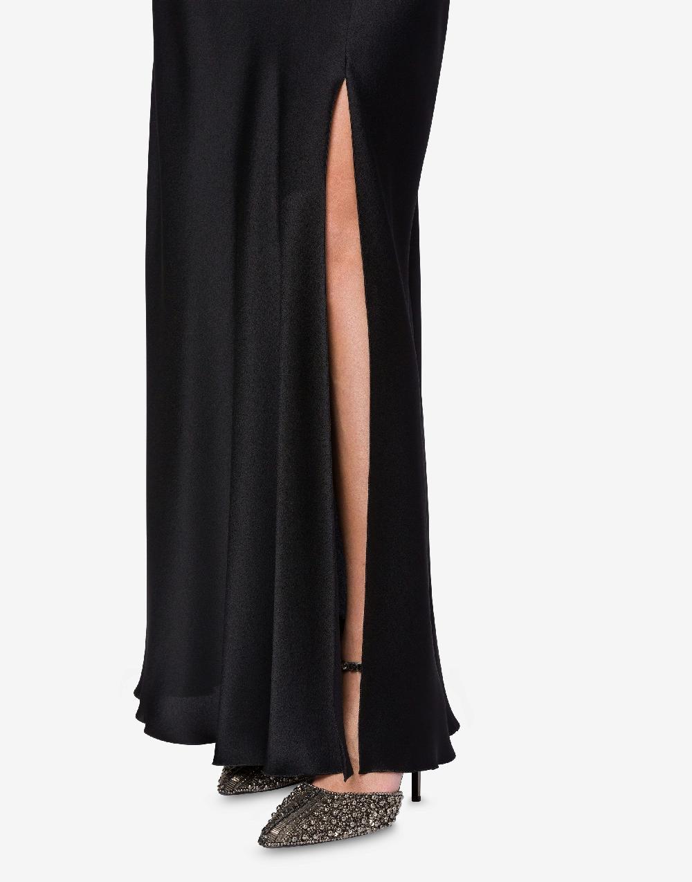 Alberta Ferretti Gonna lunga in raso Vendite Flash