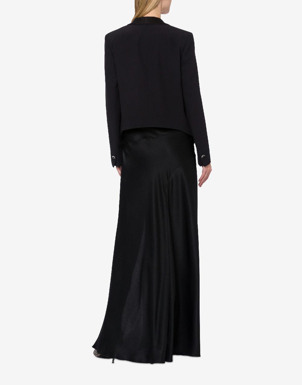 Alberta Ferretti Giacca smoking in enver satin Negozio