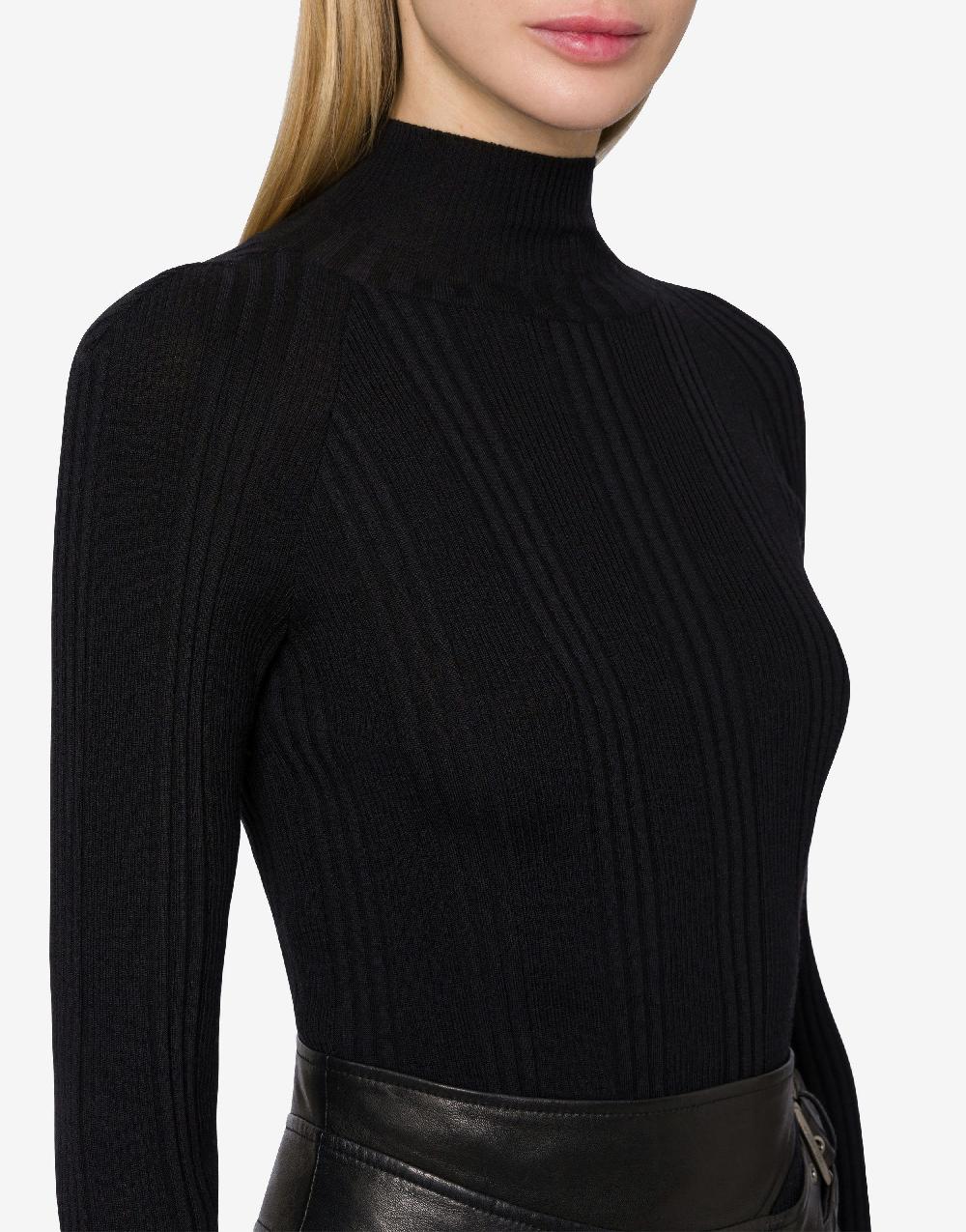 Alberta Ferretti Maglia a coste in lana Moda